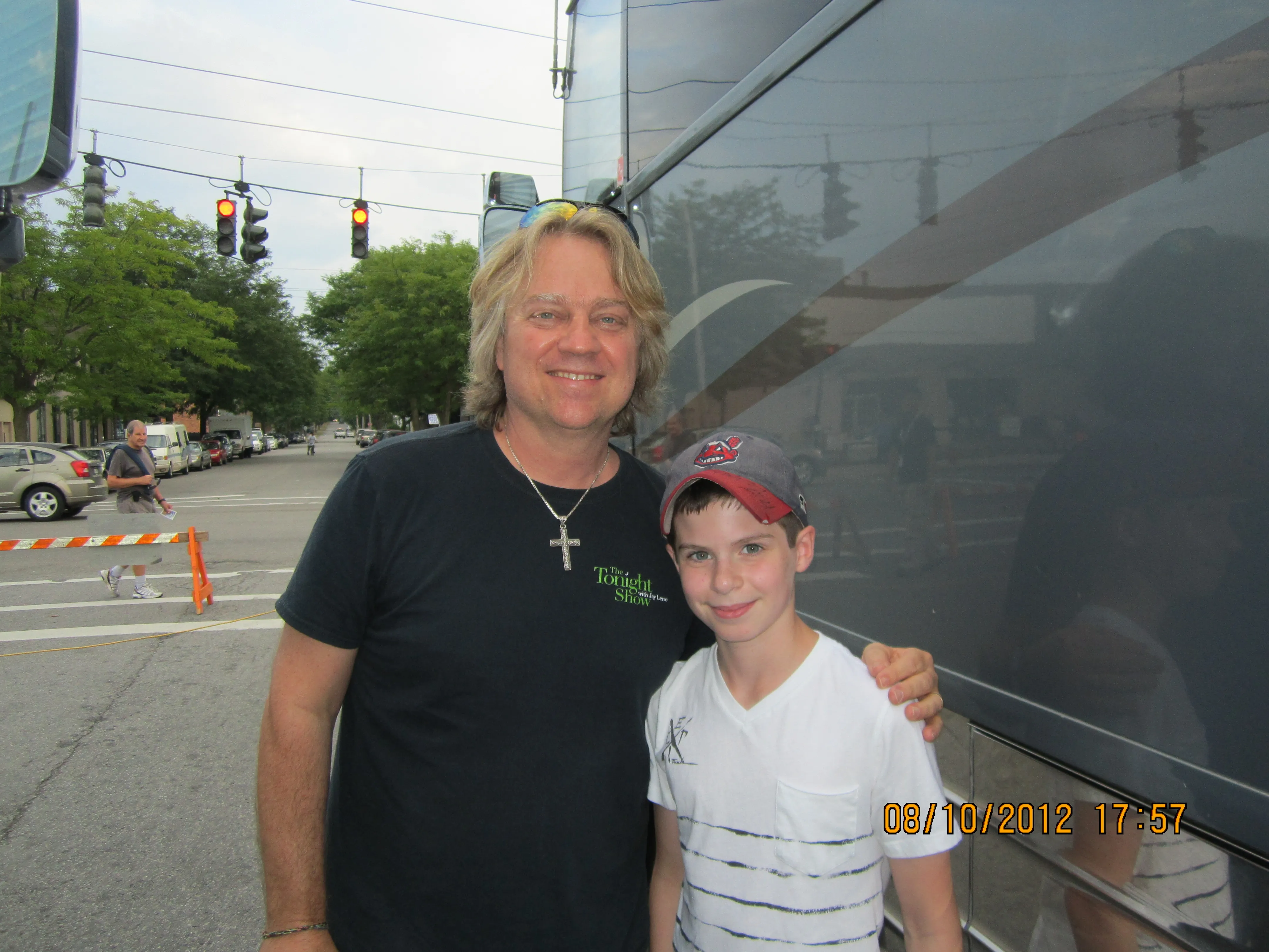 Hayden Fogle with Grammy-winning producer Tom Hambridge.